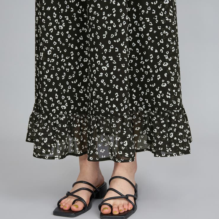 レオパードプリントフリルギャザースカート | coen【women】 | 詳細画像21 