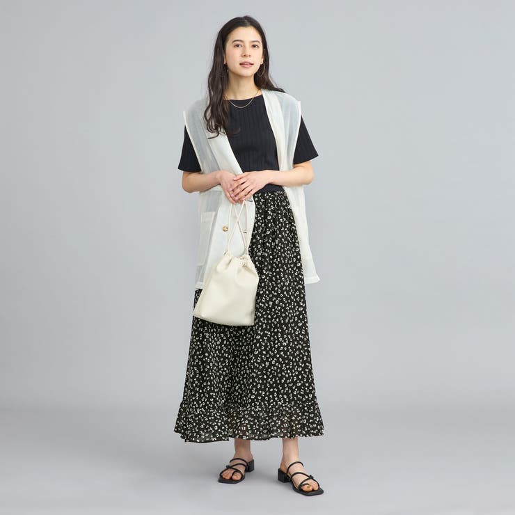 レオパードプリントフリルギャザースカート | coen【women】 | 詳細画像8 