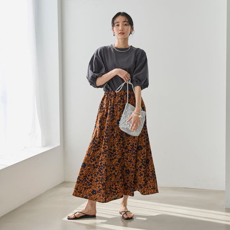 スカート ANDREA&Co. BOTANICAL JACQUARD SKIRT ANDREA&Co./BOTANICALJACQUARD SKIRT - メルカリ