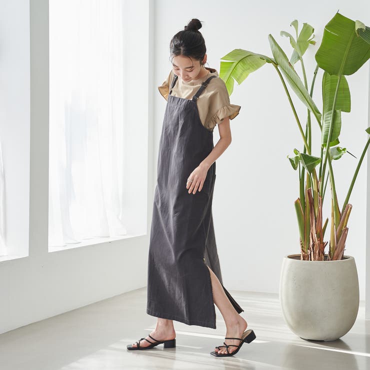 【WEB限定】Dickies（ディッキーズ）別注サイドジップジャンパースカート | coen【women】 | 詳細画像6 