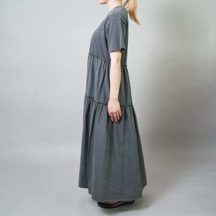 ピグメント布帛ドッキングフリルワンピース | coen【women】 | 詳細画像21 