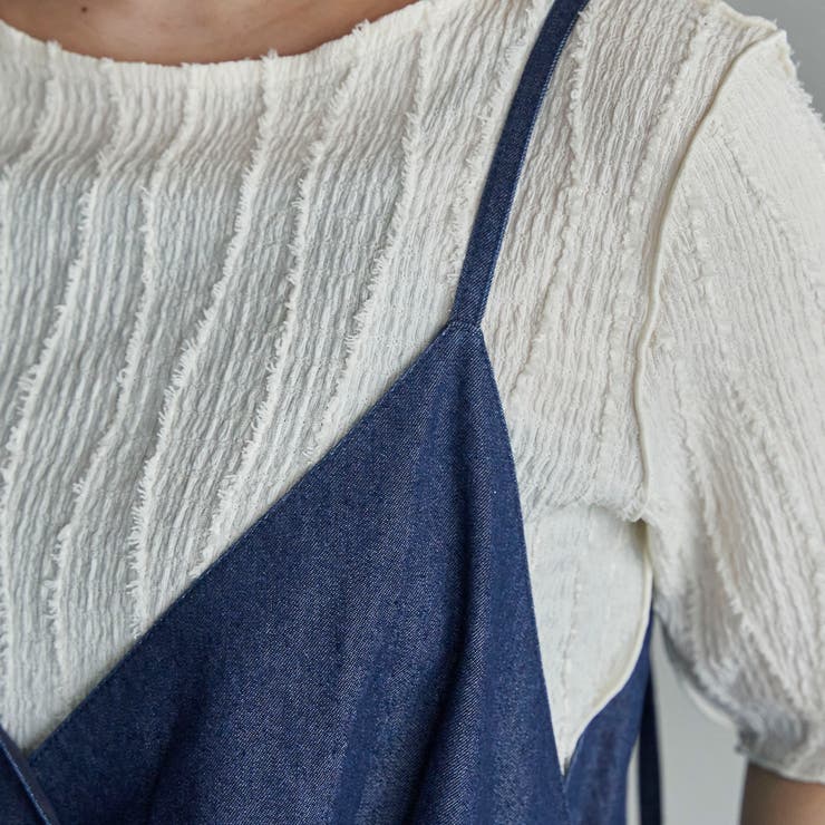 コットンレーヨンデニムキャミワンピース | coen【women】 | 詳細画像22 