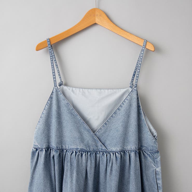 コットンレーヨンデニムキャミワンピース | coen【women】 | 詳細画像29 