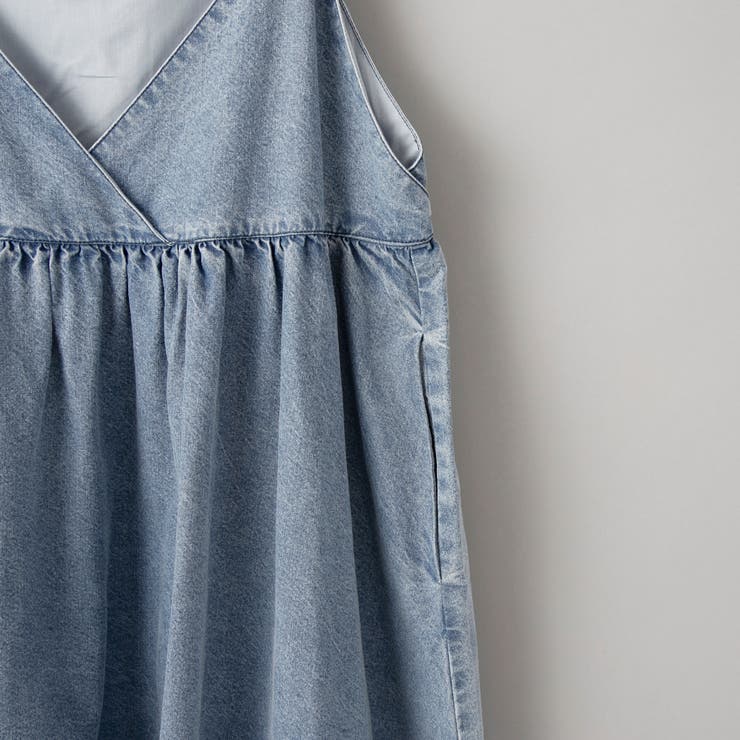 コットンレーヨンデニムキャミワンピース | coen【women】 | 詳細画像30 