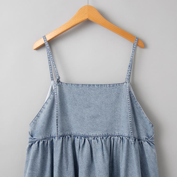 コットンレーヨンデニムキャミワンピース | coen【women】 | 詳細画像32 