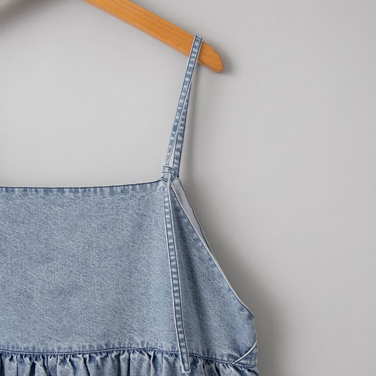 コットンレーヨンデニムキャミワンピース | coen【women】 | 詳細画像33 