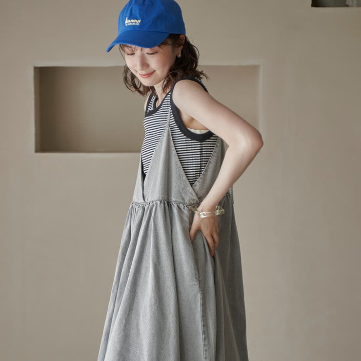 コットンレーヨンデニムキャミワンピース | coen【women】 | 詳細画像5 