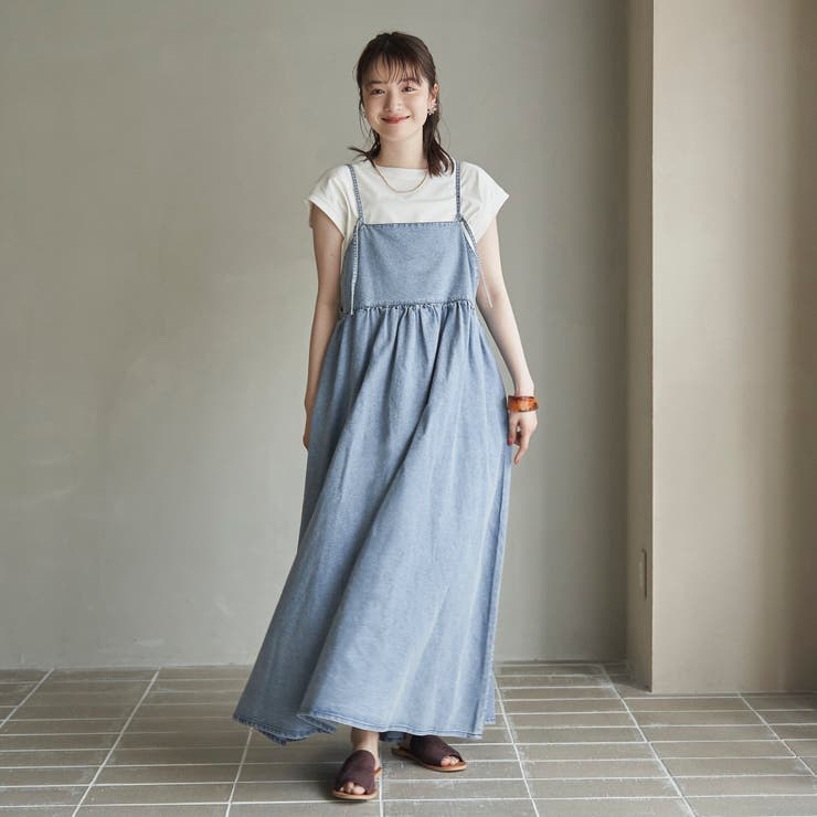 COBALT | コットンレーヨンデニムキャミワンピース | coen【women】