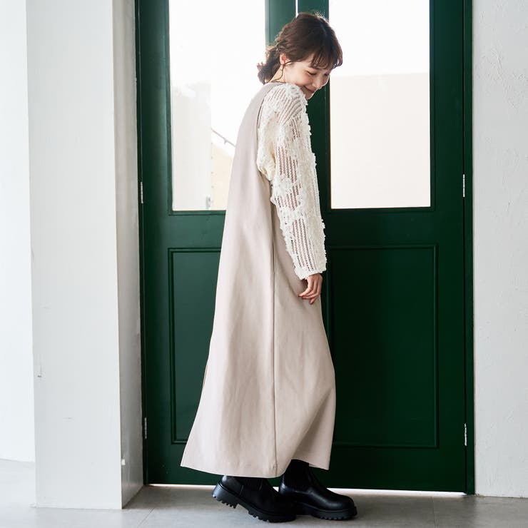 【UVカット / 防シワ / ストレッチ】カットジョーゼットUネックジャンスカ | coen【women】 | 詳細画像10 