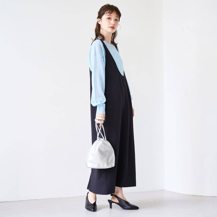 【UVカット / 防シワ / ストレッチ】カットジョーゼットUネックジャンスカ | coen【women】 | 詳細画像4 