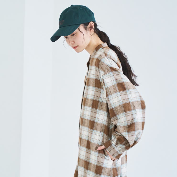 オンブレチェックライトネルシャツワンピース | coen【women】 | 詳細画像17 