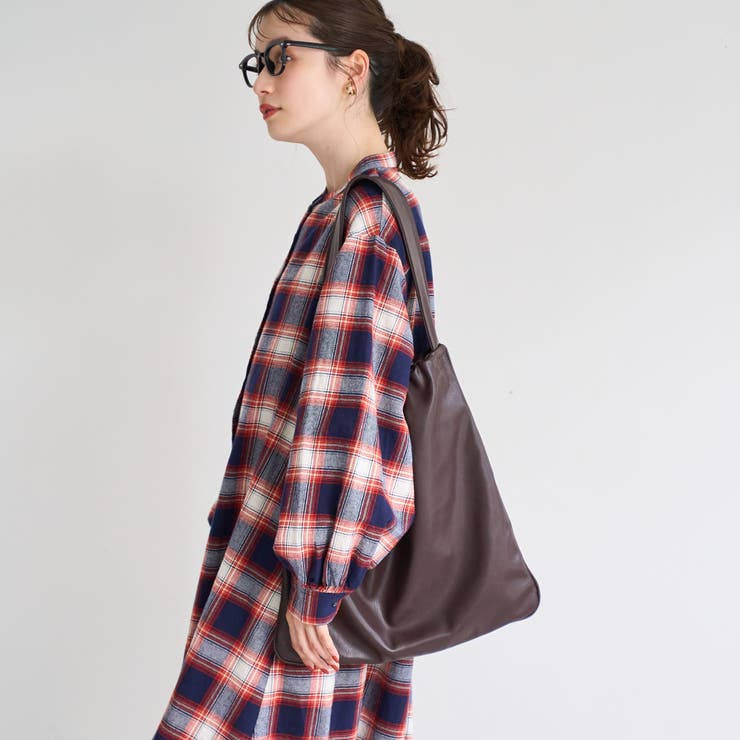 オンブレチェックライトネルシャツワンピース | coen【women】 | 詳細画像23 