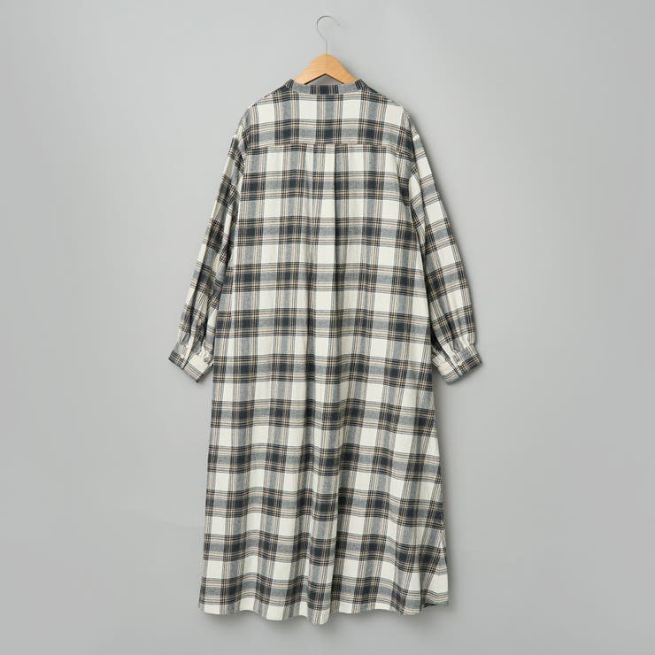オンブレチェックライトネルシャツワンピース | coen【women】 | 詳細画像26 