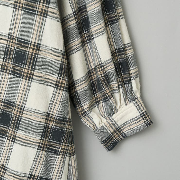 オンブレチェックライトネルシャツワンピース | coen【women】 | 詳細画像28 