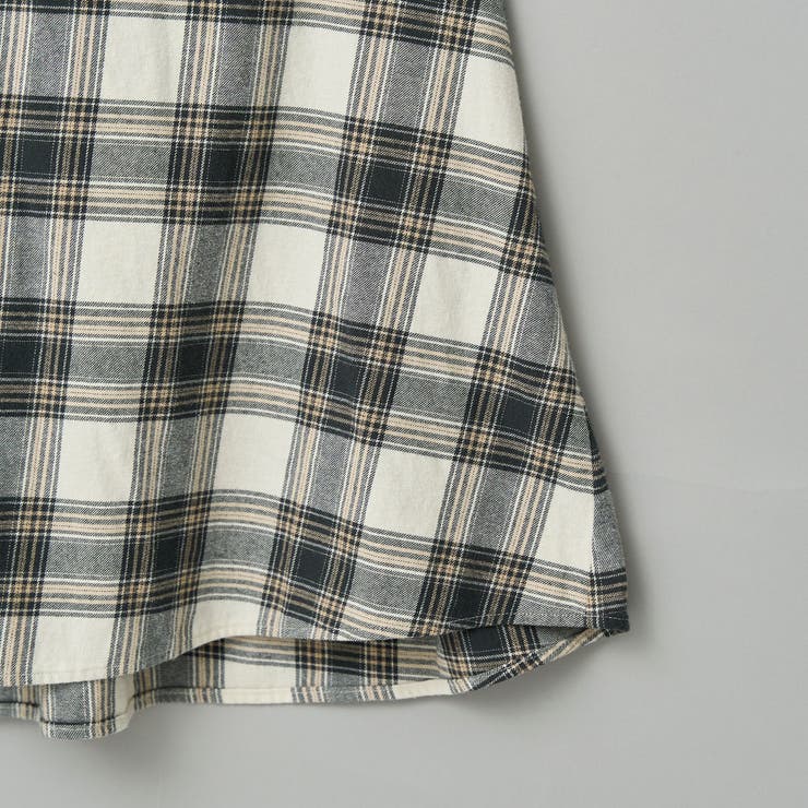 オンブレチェックライトネルシャツワンピース | coen【women】 | 詳細画像30 