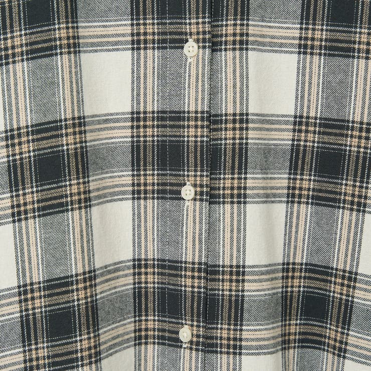 オンブレチェックライトネルシャツワンピース | coen【women】 | 詳細画像31 