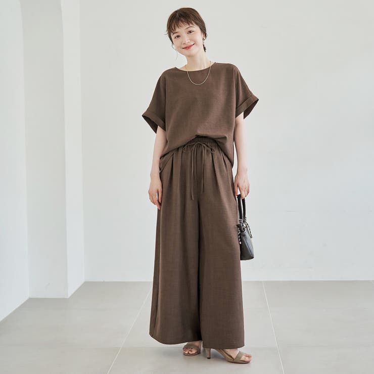 【セットアイテム】リネンタッチTブラウスセットアップ | coen【women】 | 詳細画像19 