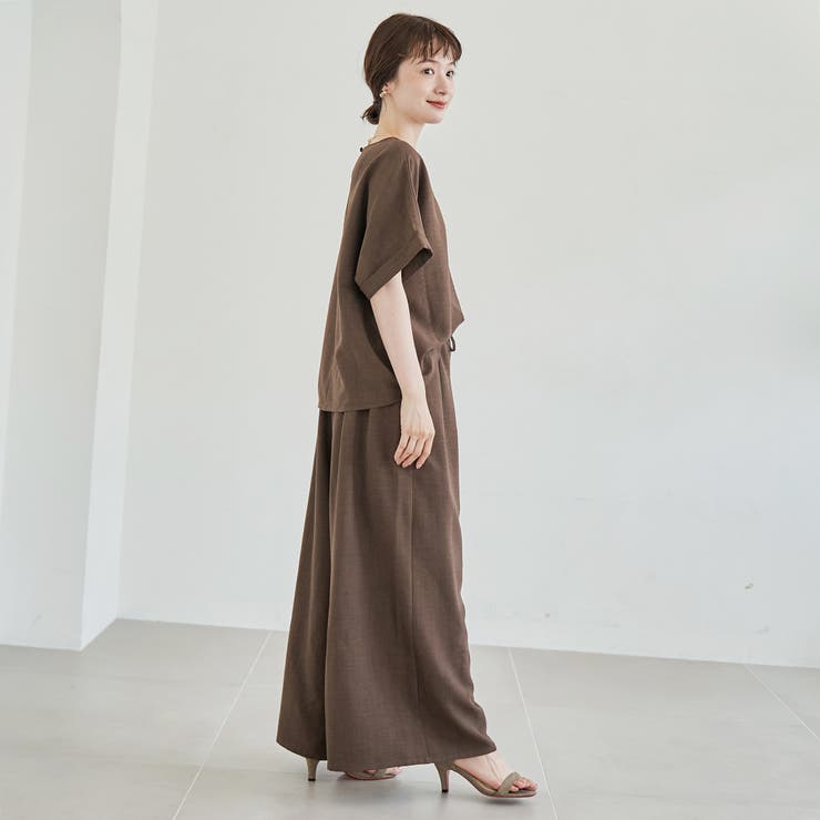 【セットアイテム】リネンタッチTブラウスセットアップ | coen【women】 | 詳細画像20 