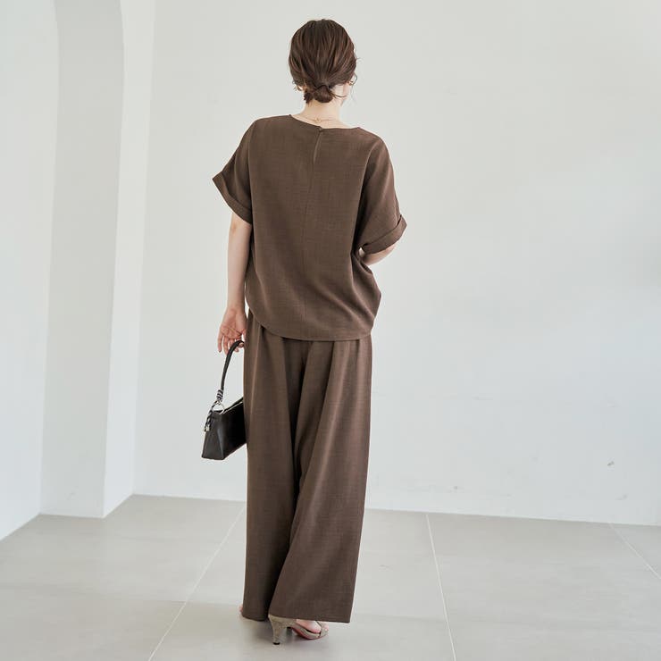 【セットアイテム】リネンタッチTブラウスセットアップ | coen【women】 | 詳細画像21 