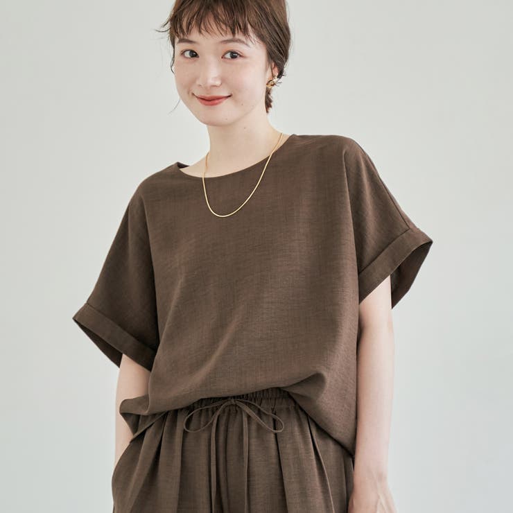 【セットアイテム】リネンタッチTブラウスセットアップ | coen【women】 | 詳細画像22 