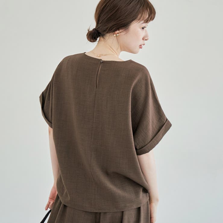 【セットアイテム】リネンタッチTブラウスセットアップ | coen【women】 | 詳細画像24 
