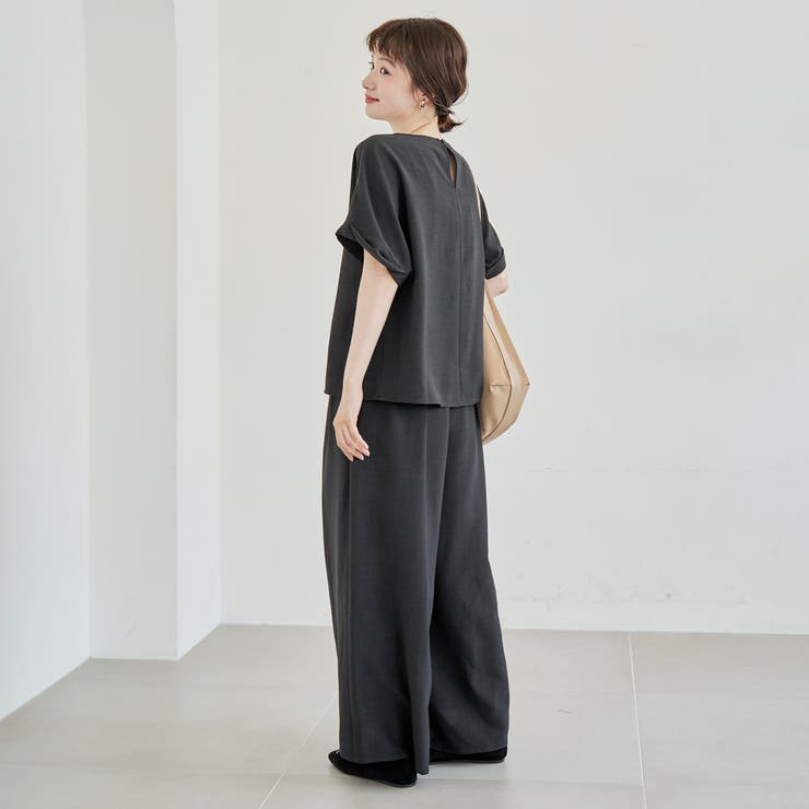【セットアイテム】リネンタッチTブラウスセットアップ | coen【women】 | 詳細画像3 