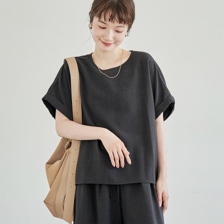 【セットアイテム】リネンタッチTブラウスセットアップ | coen【women】 | 詳細画像5 
