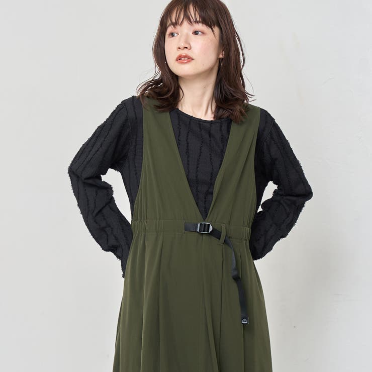 【C.mt】撥水 Vネックジャンスカ | coen【women】 | 詳細画像11 