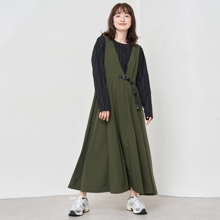 OLIVE | 【C.mt】撥水 Vネックジャンスカ | coen【women】