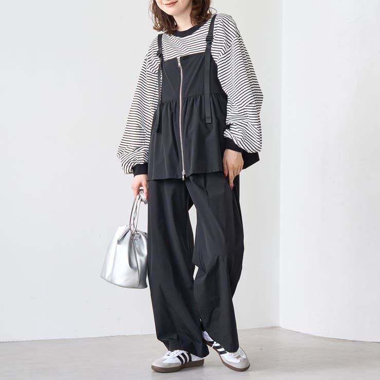 BLACK | 【C.mt】撥水キャミセットアップ | coen【women】