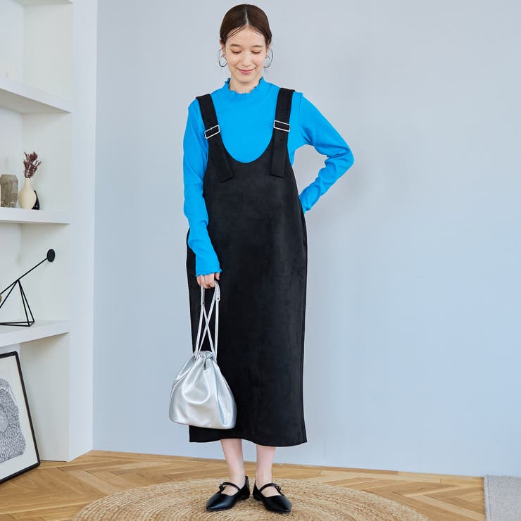 BLACK | スエードライクジャンスカ | coen【women】