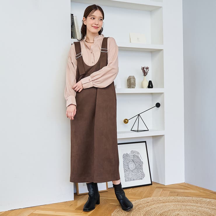 DK.BROWN | スエードライクジャンスカ | coen【women】