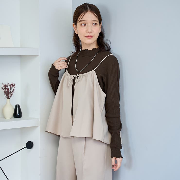 【セットアイテム】ウールライクキャミソールセットアップ | coen【women】 | 詳細画像13 