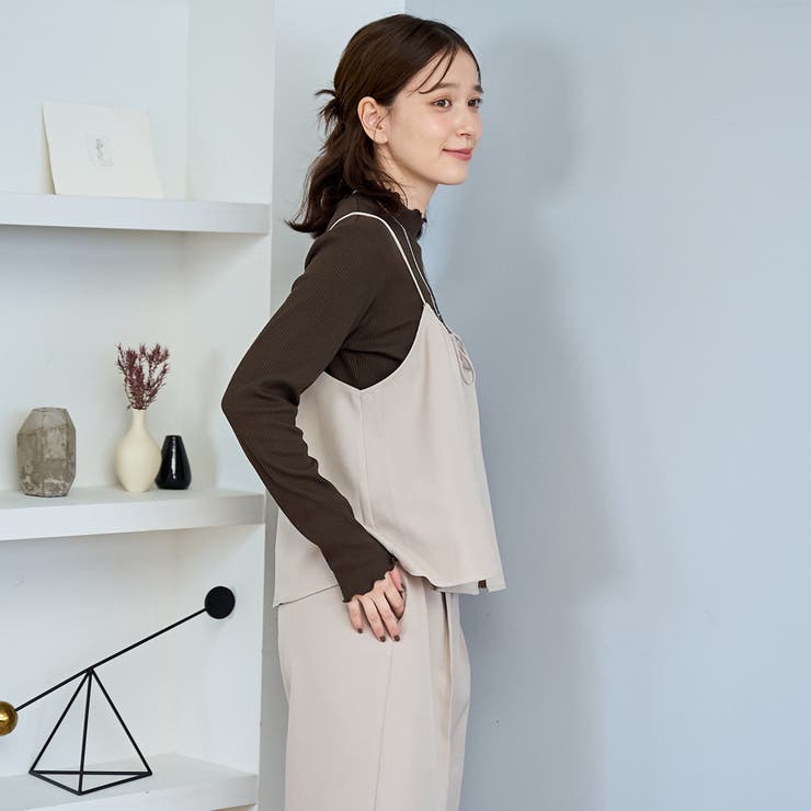 【セットアイテム】ウールライクキャミソールセットアップ | coen【women】 | 詳細画像14 