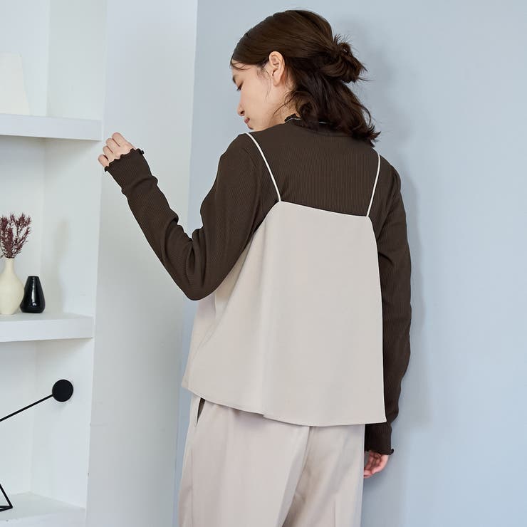 【セットアイテム】ウールライクキャミソールセットアップ | coen【women】 | 詳細画像15 