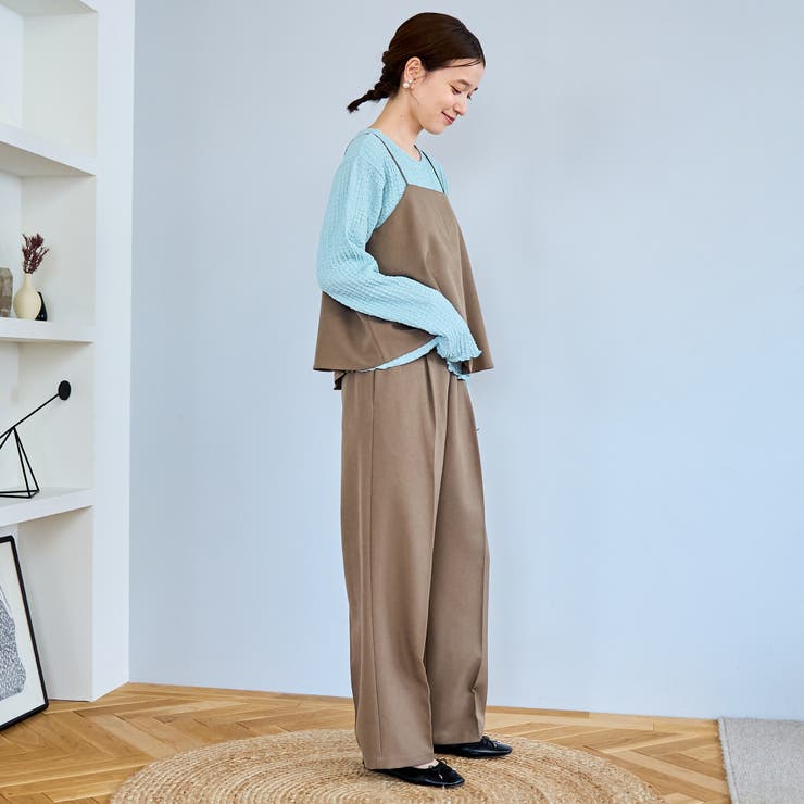 MOCA | 【セットアイテム】ウールライクキャミソールセットアップ | coen【women】