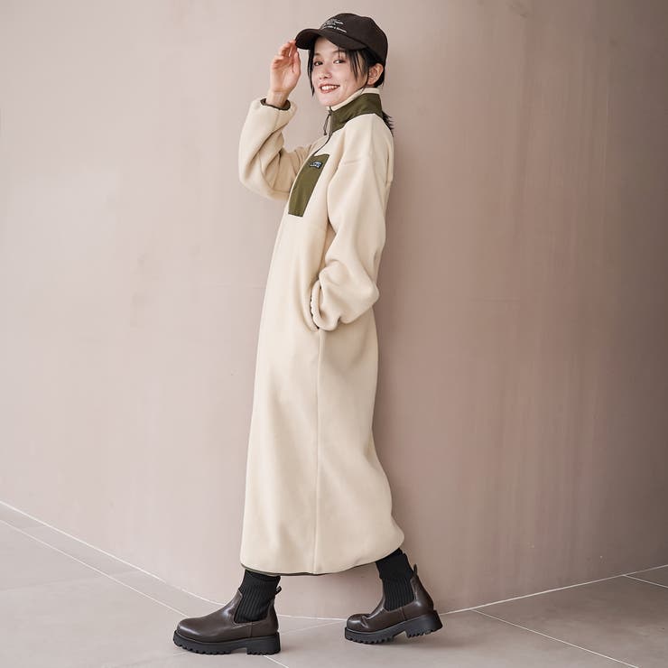 【PARKNIK（パークニック）】ハーフスナップフリースワンピース | coen【women】 | 詳細画像9 