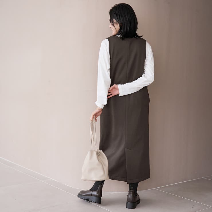 【REVERSE WARM】あったかスウェット Uネックジャンスカ | coen【women】 | 詳細画像22 