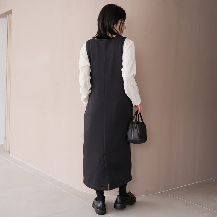 【REVERSE WARM】あったかスウェット Uネックジャンスカ | coen【women】 | 詳細画像4 