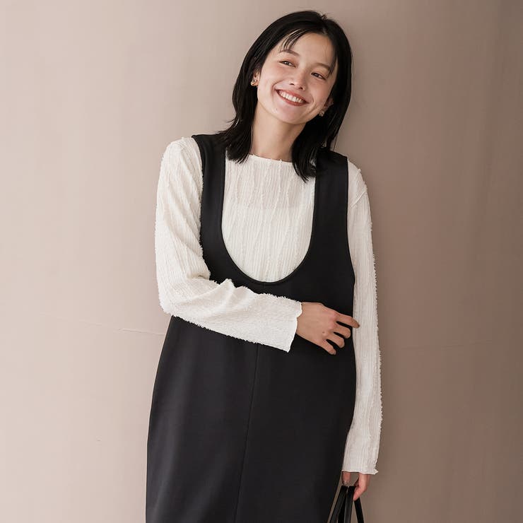 【REVERSE WARM】あったかスウェット Uネックジャンスカ | coen【women】 | 詳細画像5 