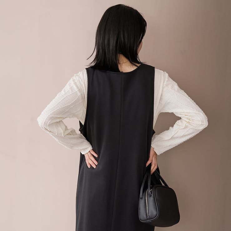 【REVERSE WARM】あったかスウェット Uネックジャンスカ | coen【women】 | 詳細画像7 