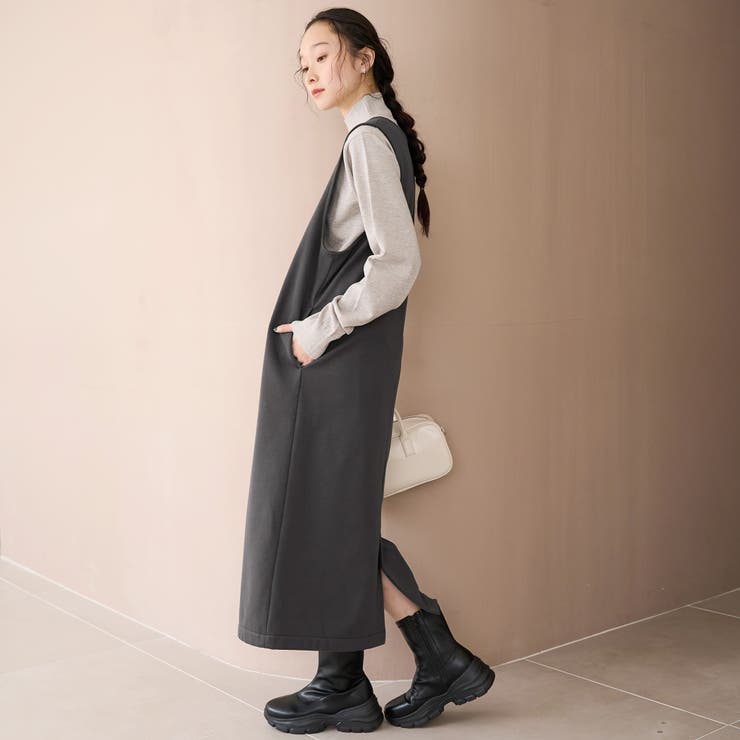 【REVERSE WARM】あったかスウェット Uネックジャンスカ | coen【women】 | 詳細画像9 