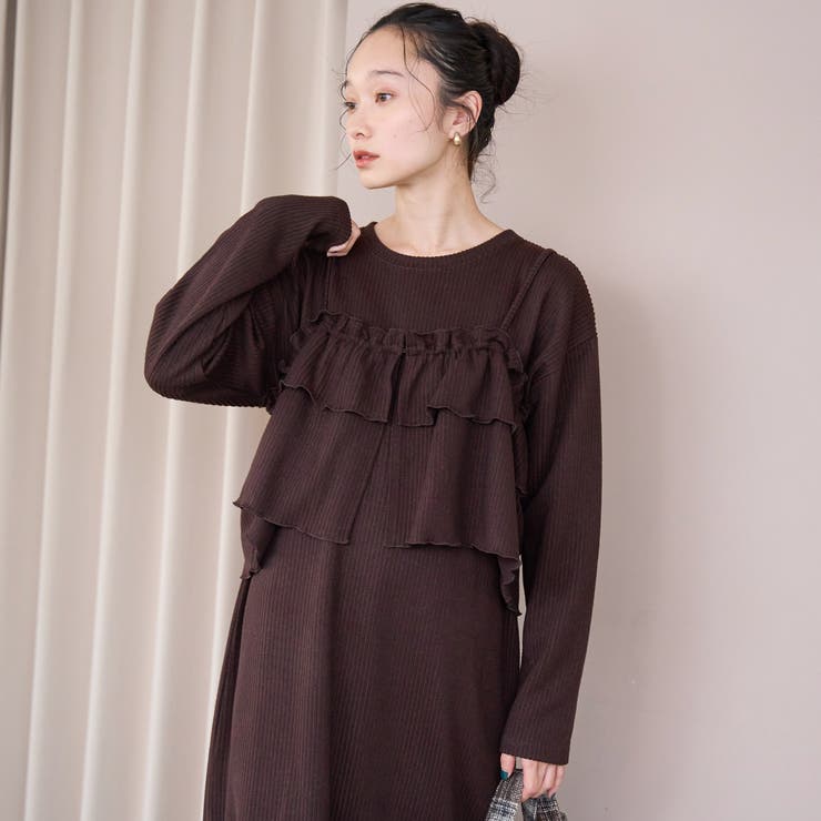 【セットアイテム】起毛リブキャミセットワンピース | coen【women】 | 詳細画像10 