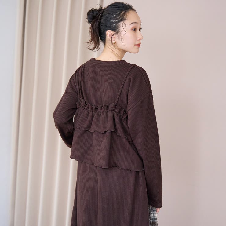 【セットアイテム】起毛リブキャミセットワンピース | coen【women】 | 詳細画像11 