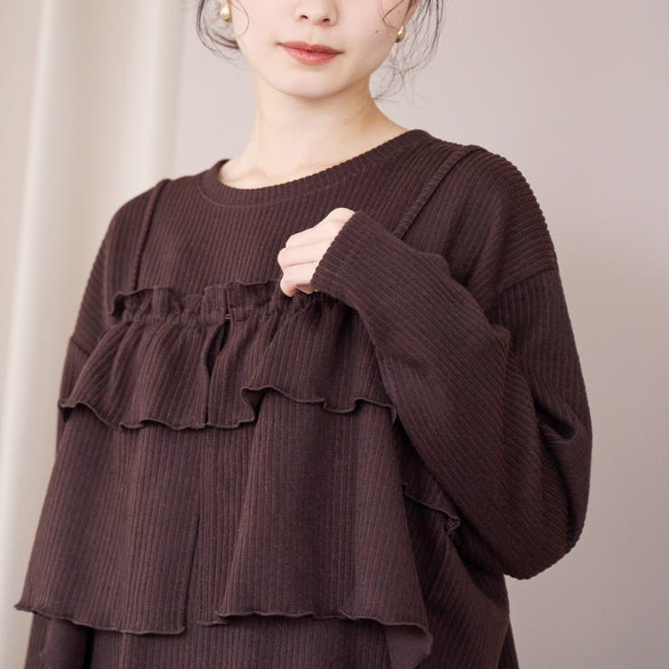 【セットアイテム】起毛リブキャミセットワンピース | coen【women】 | 詳細画像12 