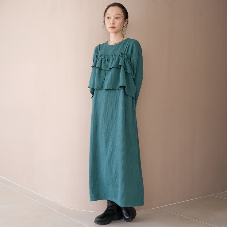 【セットアイテム】起毛リブキャミセットワンピース | coen【women】 | 詳細画像13 