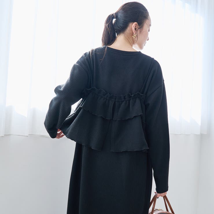 【セットアイテム】起毛リブキャミセットワンピース | coen【women】 | 詳細画像6 