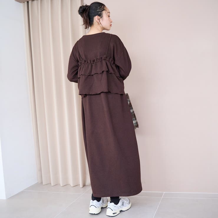 【セットアイテム】起毛リブキャミセットワンピース | coen【women】 | 詳細画像8 