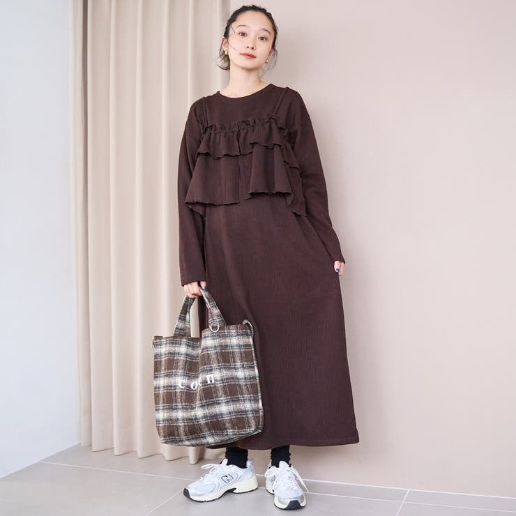 【セットアイテム】起毛リブキャミセットワンピース | coen【women】 | 詳細画像9 