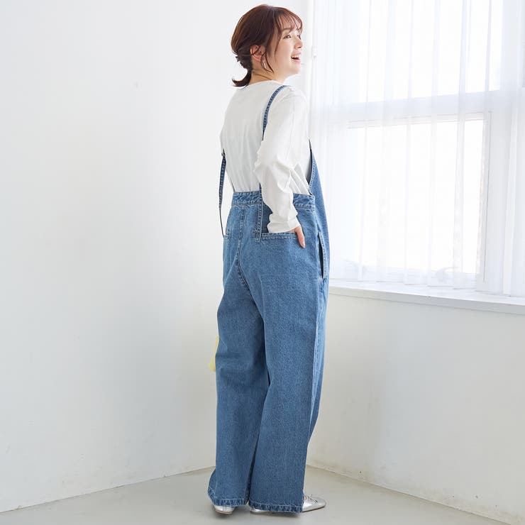 フロントジップデザインデニムサロペット | coen【women】 | 詳細画像10 